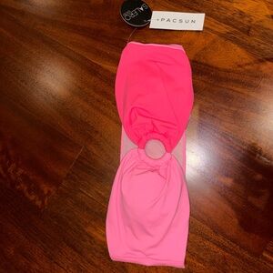 2 TONE PINK PACSUN SALERO SWIM TOP🩷